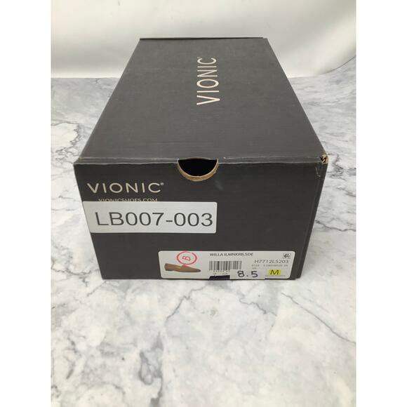 Vionic Women's 8.5M Brown Suede Willa II Slip On Loafers Comfort Casual LB7-3 - Picture 9 of 9